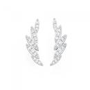 Sterling-Silver-Marquise-Cubic-Zirconia-Earcurves Sale