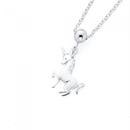 Silver-Unicorn-With-Ball-Pendant Sale