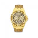 Guess-Ladies-Limelight-Gold-Leather-Strap-Watch Sale