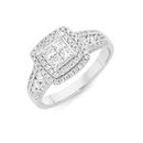 18ct-White-Gold-Diamond-Square-Shape-Shoulder-Ring Sale