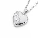 Silver-10mm-Half-Scroll-Heart-Locket-Pendant Sale