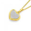 9ct-Gold-Stardust-Glitter-Heart-Pendant Sale