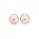 Silver-7mm-Pink-Cultured-Freshwater-Pearl-Stud-Earrings Sale