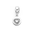 Silver-CZ-Heart-On-Round-Drop-Bead Sale