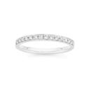 9ct-White-Gold-Diamond-Anniversary-Band Sale