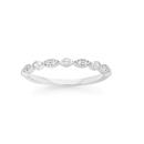 Silver-CZ-Bezel-Marquise-Friendship-Ring Sale