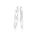 Silver-22x30mm-Hoop-Earrings Sale