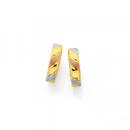 9ct-Gold-Tri-Tone-Huggie-Earrings Sale