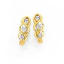 9ct-Gold-Diamond-Weave-Hoop-Earrings Sale