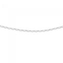 Silver-45cm-Fine-Oval-Belcher-Chain Sale