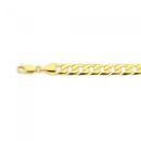 9ct-Gold-20cm-Solid-Curb-Bracelet Sale