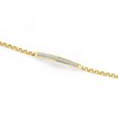 9ct-Gold-Diamond-Miracle-Set-Bar-Belcher-Bracelet Sale