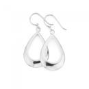 Silver-Open-Teardrop-Hook-Earrings Sale