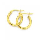 9ct-Gold-Polished-2x10mm-Hoop-Earrings Sale