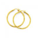 9ct-Gold-30mm-Twist-Hoop-Earrings Sale