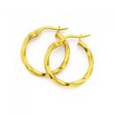 9ct-Gold-2x15mm-Twist-Hoop-Earrings Sale