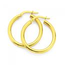 9ct-Gold-25x20mm-Hoop-Earrings Sale