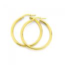 9ct-Gold-25x30mm-Polished-Hoop-Earrings Sale