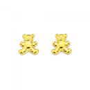 9ct-Gold-Teddy-Bear-Stud-Earrings Sale