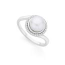 Silver-Cultured-Freshwater-Pearl-CZ-Swirl-Ring Sale