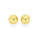 9ct-Gold-8mm-Ball-Stud-Earrings Sale