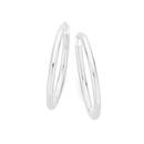 Italian-Made-Silver-3x30mm-Polished-Tube-Hoop-Earrings Sale