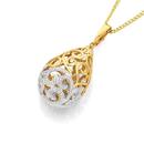 Limited-Edition-9ct-Gold-Diamond-Filigree-Design-Pear-Drop-Pendant Sale