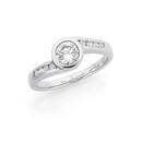 Silver-CZ-Bezel-Solitaire-With-Twist-Shld-Ring Sale