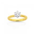 18ct-Gold-Diamond-Solitaire-Ring Sale