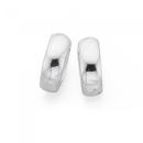 Silver-15mm-Plain-Wide-Huggies Sale