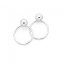 Sliver-Stud-Circle-Stud-Earrings Sale