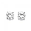 Sterling-Silver-Cubic-Zirconia-Scroll-Stud-Earrings Sale