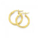 9ct-Gold-2x12mm-Twist-Hoop-Earrings Sale