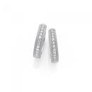 9ct-White-Gold-Diamond-Huggie-Earrings Sale