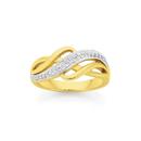 9ct-Gold-Diamond-Swirl-Dress-Ring Sale