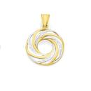 9ct-Gold-Two-Tone-Spiral-Pendant Sale