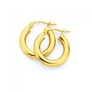 9ct-Gold-3x10mm-Hoop-Earrings Sale