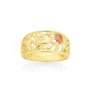 9ct-Gold-Tri-Tone-Hummingbird-Dress-Ring Sale