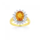 9ct-Gold-Citrine-Diamond-Dress-Ring Sale