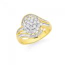 9ct-Gold-Diamond-Dress-Ring Sale