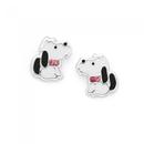 Silver-Black-White-Puppy-Dog-Earrings Sale