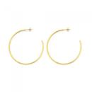 9ct-Gold-50mm-Hoop-Stud-Earrings Sale