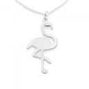 Silver-Polished-Flamingo-Pendant Sale