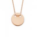 9ct-Rose-Gold-45cm-Disc-Necklet Sale