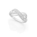 Silver-Pave-CZ-Infinity-Ring Sale
