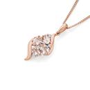 9ct-Rose-Gold-Morganite-Diamond-Pendant Sale