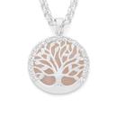 Silver-Rose-Quartz-Full-CZ-Tree-Of-Life-Pendant Sale