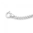 Silver-20cm-Curb-Bracelet Sale