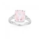 Sterling-Silver-Ice-Pink-CZ-Angel-Cut-Dress-Ring Sale