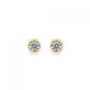 9ct-Gold-CZ-Childrens-Stud-Earrings Sale